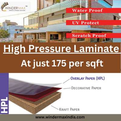 𝙁𝙤𝙧 𝙮𝙤𝙪𝙧 𝙢𝙤𝙙𝙚𝙧𝙣 𝙚𝙡𝙚𝙫𝙖𝙩𝙞𝙤𝙣 
Winder Max India presenting you HPL sheet with 10 year warranty
. 
. 
#hplsheet #highpressurelaminate #modernelevation #elevation #exterior #exteriordesign #exteriorelevation
. 
. 
Get the best elevation experience you will ever have in your life, 

Stay connected for more information
.
. 
www.windermaxindia.com
Info@windermaxindia.com
Or call us on 9810980278, 9810980636