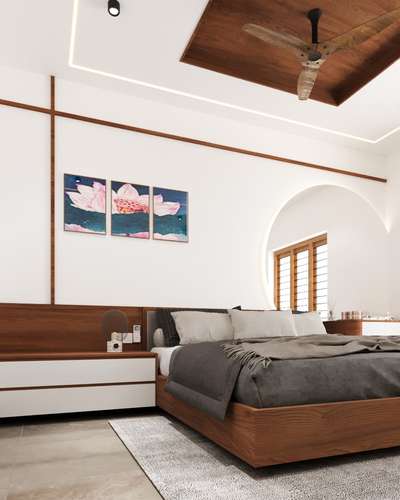 Project: Bedroom "Ayushi Nilaya"
Location: Kochi
Status: Completed
Client: Ms. Ananya Rao

Site Area: 20 cents
Built-Up Area: 3500 sqft

In the heart of Kochi, the bedroom of Ayushi Nilaya exemplifies modern comfort and elegance. Studio Miraki designed this space with a focus on serene aesthetics and functional luxury. The room features a harmonious color palette and minimalist furnishings, complemented by ample natural light. The open layout and refined textures create a peaceful sanctuary, embodying both sophistication and relaxation. #keralahomeplanners #interiordesign #interior #interiordesigner #homedecoration #homedesign #home #homedesignideas #keralahomes