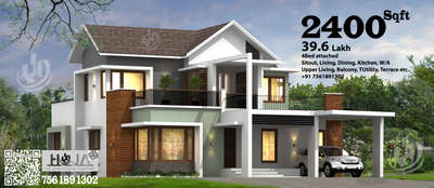#Residence @ Malappuram Dist
 #home  #view #3d #WallPainting #HouseDesigns