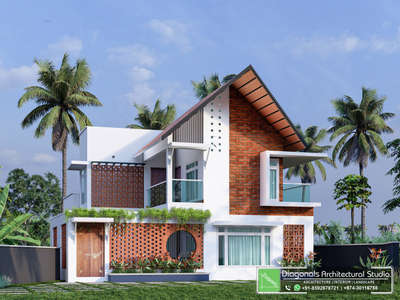Experience the charm of Kerala's architectural heritage with a home design in Thrissur that seamlessly blends traditional elements with contemporary aesthetics and brick accents. This unique design incorporates classic features like sloping roofs, wooden carvings, and open courtyards, while integrating modern amenities, sleek lines, and rustic brickwork for a perfect fusion of old and new. The result is a harmonious living space that celebrates cultural richness, modern sophistication, and the timeless appeal of brick.

#KeralaHomeDesign #TraditionalMeetsContemporary #ThrissurHomes #KeralaArchitecture #ModernKeralaHomes #CulturalFusion #BrickElements #HomeDesign #TraditionalAndModern #KeralaLiving #ArchitecturalHeritage