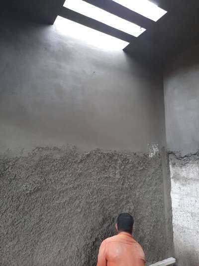 plastering