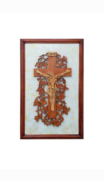 wooden wall hanging Jesus christ