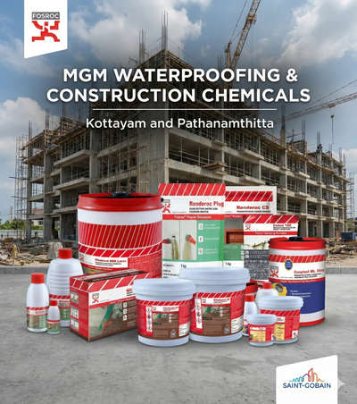 We are an authorised distributor of FOSROC in Kottayam and Pathanamthitta.
if you need any product kindly contact us 

 #Fosroc  #WaterProofing  #constructionchemicals  #waterproofingsolutions