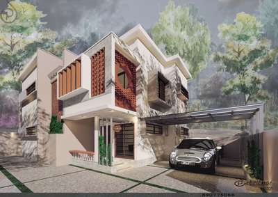 contemporary designed house in small plot at calicut
WhatsApp 8907785066
Complete design planing and consulting