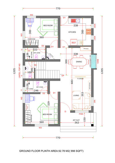 2Bhk #2DPlans #2BHKHouse