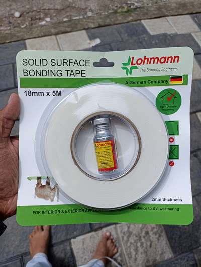 #surfacebondingtape #lohmann #bondingtape #imported #solidsurfacebondingtape #solidwoodfurniture #FlooringSolutions