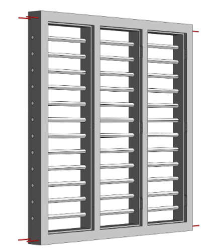 Concrete Tripple Shutter Windows (SPSS)