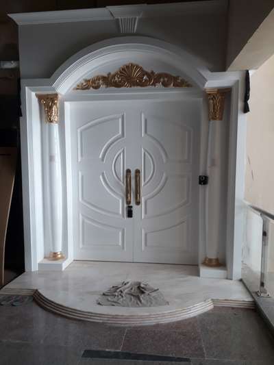 main gate of penthouse 
#gateDesign #woodendoors #maingate #ducopaint