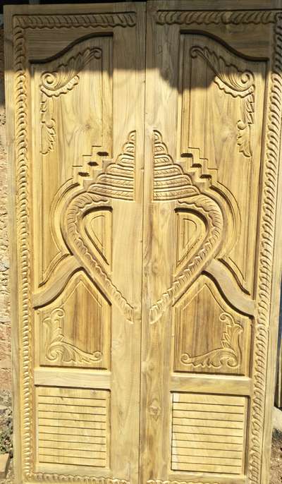 teak door