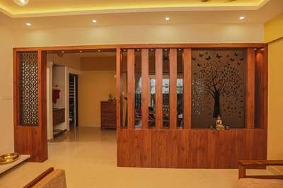 Wall partition done at house in Thrissur #interiordesign #wallpartition #dcastellointeriors #Thrissur #Ernakulam