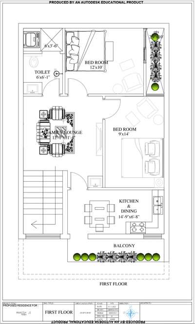 first floor south facing plan
#FloorPlans #Architect #HouseDesigns  #vastu #2DPlans