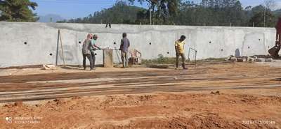 steel work in progress at Munnar for a commercial site.