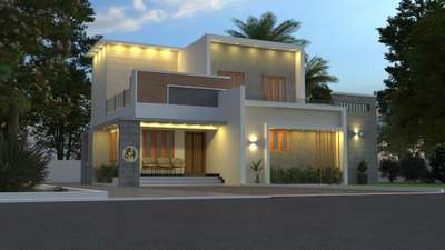 "Showcasing architectural excellence!🏡✨ Check out our latest 3D rendering of a stunning 3BHK, 2-story house  
#3drenderingservices #house3ddesign #architecturedesigns