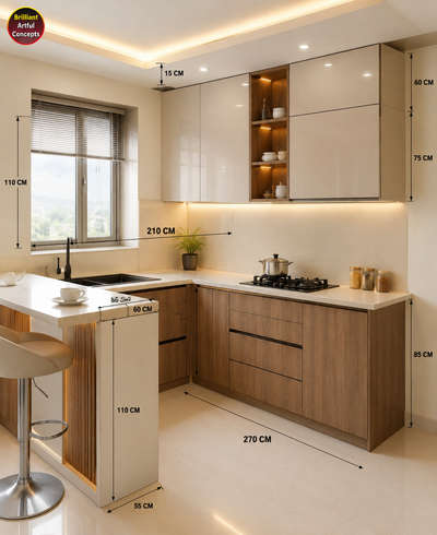 🔥 Premium Bedroom Interior Design with Measurements (CM) | Space-Smart Luxury Setup

━━━━━━━━━━━━━━━━━━━
✨ Want a modern luxury bedroom with perfect measurements?
This design helps you create a premium, well-balanced bedroom layout with practical dimensions 👇

━━━━━━━━━━━━━━━━━━━
✔️ Key Features:
• Soft pastel theme with elegant wardrobe design
• Full-height storage with panel detailing
• Comfortable bed placement with side tables
• Cove ceiling with warm LED lighting
• Mirror + dressing integration
• Clean and spacious South Indian premium look

━━━━━━━━━━━━━━━━━━━
📏 Why Measurements Matter?
✔️ Perfect furniture placement
✔️ Smooth execution on site
✔️ Balanced spacing & walking area
✔️ No design mistakes

━━━━━━━━━━━━━━━━━━━
📐 Cutting List (Approx. in CM):
• Total Room Height: 289.8
• Ceiling Drop: 15
• Wardrobe Height: 210
• Loft Height: 65
• Bed Size: 190 × 150
• Wardrobe Depth: 60

━━━━━━━━━━━━━━━━━━━
✔️ We specialize in:
• Modular Kitchen
• Wardrobe
• TV Cabinet
• Wall Paneli
