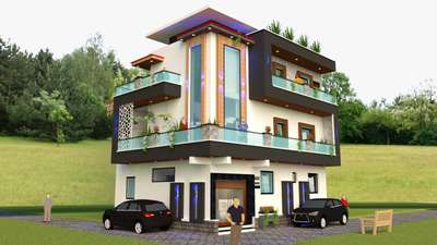 Front Elevation Design  #ElevationHome  #ElevationDesign #exteriordesigns #exterior3D #CivilEngineer