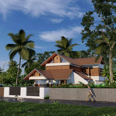 Residence for Mr.Manikandan and family, kunnappally 
. 
 
 
 . 
. 
 #rplusaarchitects #tropicaldesign #architectsinkerala #bestarchitectsinkerala #architectsinperinthalmanna #bestarchitectsinmalappuram #R+AArchitects #residence #exterior