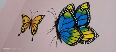 butterfly art ❤air bresh work