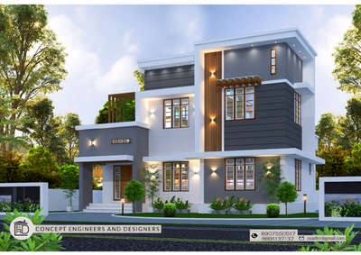 Completed Residential Building... 4bhk #homedesignkerala  #4BHKHouse