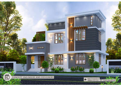 Completed Residential Building... 4bhk #homedesignkerala  #4BHKHouse