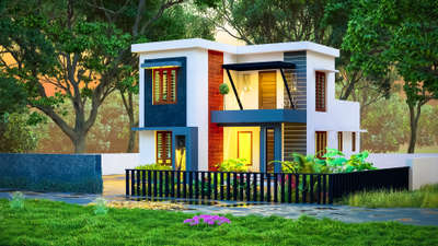 1200 saqft home 2bed attached for Sandeep palakkad