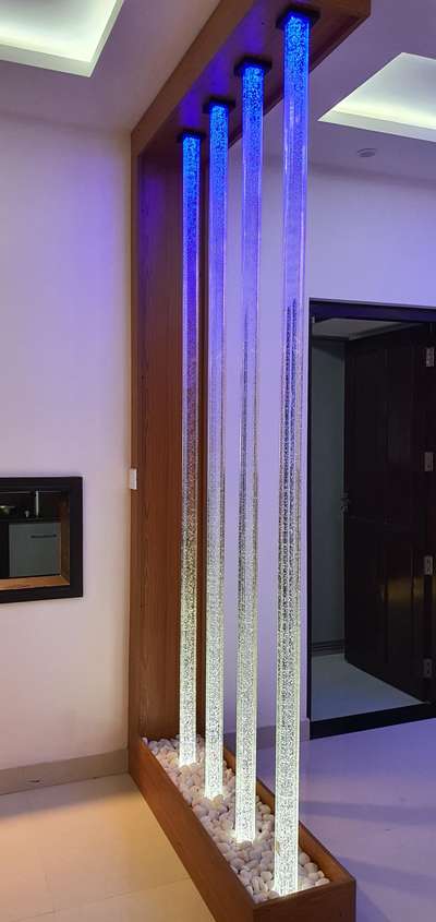 Glass piller partition #Luxuz interiors