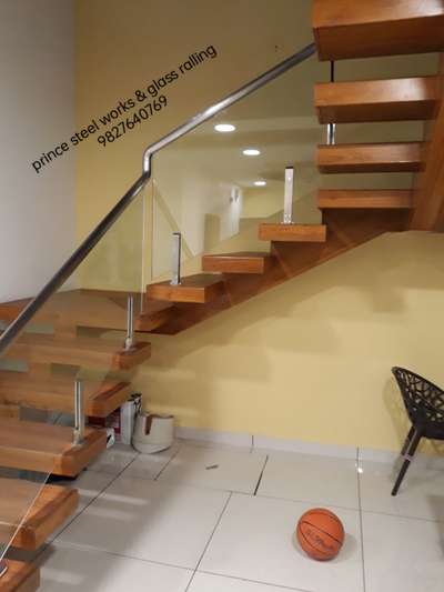 toufan glass ralling  #GlassHandRailStaircase