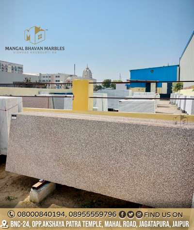 Chima White Granite For Kitchen Top, Stairs and Flooring. #chimagranite.
Call 8000840194..

Standard Size With Primium Quality
Size - 129 x 36
Price - 60 Rs / sq ft
Thickness - 18MM

VISIT at MANGAL BHAVAN MARBLES for Quality Marble And Granite for Your Dream Home.

📍BNC-24,Opp.Akshaya Patra Temple, Mahal Road, Jagatpura, Jaipur. 302017

#mangalbhavanmarbles #vishvaskhubsurtika
MARBLE - GRANITE - HANDICRAFTS 

DM or Call for Any Inquiry
📞 +918000840194, 08955559796 
📩 mangalbhavanmarbles@gmail.com
🌎 www.mangalbhavanmarbles.com

.
.
.
.
.
.
.
.
.
.
.
.
.
.
.
.
.
.
.
.
#whitemarble #dungrimarble #kitchendesign #kitchentop #stairsdesign #jaipur #jaipurconstruction #pinkcityjaipur #bestgranite #marblehub #homeflooring #bestmarbleforflooring #makranamarble #pwhitegranite #makranawhite #marble #indianmarble #floortiles #homedecor #marblecity #instagramreels #stonehub #tbt #trending #feature #featured #explorepage
@mangal_bhavan_marbles