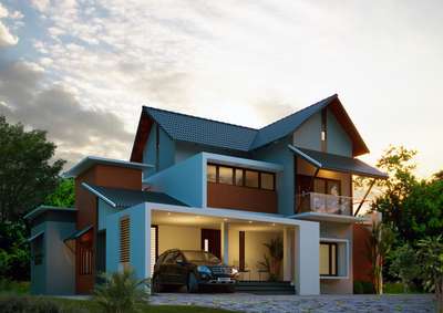 Exterior Kerala style design