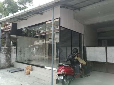 1/2" glass door &fixed