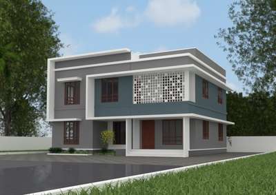 #3d elevation # 2000sqft # exterior design