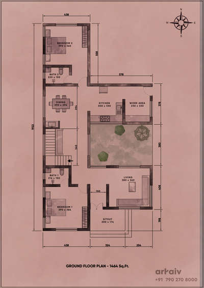 Ground Floor Plan 

 #FloorPlans  #2DPlans  #2BHKPlans  #houseplan  #HouseDesigns  #SouthFacingPlan  #keralahouseplans