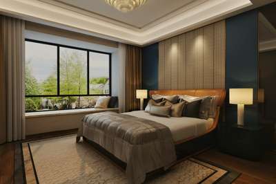 Interior design #MasterBedroom #interiordesign #KeralaStyleHouse