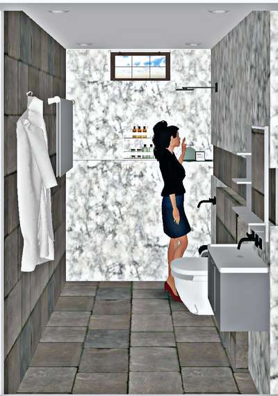 #BathroomDesigns  #BathroomTIles  #3DPlans  #500DONLY 7907351951