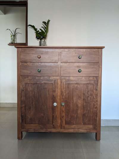 Drawer chest cum storage with Teakwood