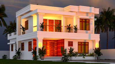 #2500 sqft contemporary model, @pathanamthitta  # #