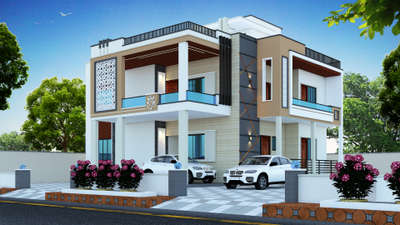 3D house exterior #3DPlans #3DPlans #3dhouse #3dmodeling
