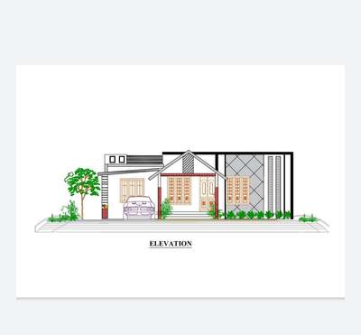 Beautiful 2d elevation for your home
 #2dDesign  #ElevationHome  #autocad  #HouseDesigns  #ElevationDesign  #HouseDesigns  #homesweethome  #designers  #builders  #thrissur  #kerala  #ContemporaryDesigns  #contemporary