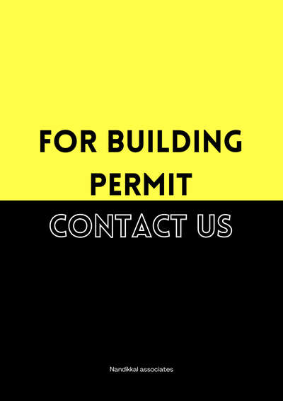 Giving sealing for building permit for others plan