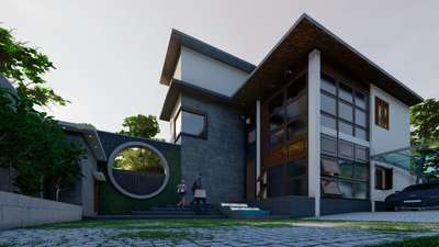 Aluva Residence initial model #exteriordesigns #architecturedesigns