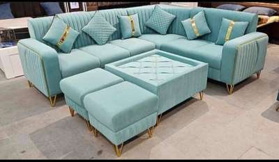 #Newcorner sofa 
with puff Table