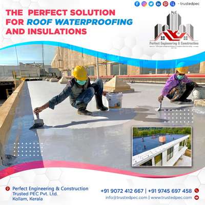 For durable roof we provide best quality waterproofing and insulation Solutions.

Reach us at: +91 9072412667+91 9745697458
Email: info@trustedpec.com

 #waterproofing #waterproofingsolutions #roofwaterproofing #insulation #roofinsulation #waterproofingexperts #waterproofingservices  #petrolpumpconstruction #metalgates #Industrialgates #PerfectEngineeringAndConstruction #remodeling #constructionworker #constructionwork #constructioncompany #builders #contruction #polycarbonateroofing #demolition #renovation #extension