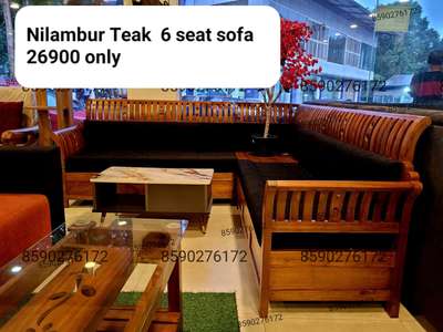 Nilambur Teak 6 seat sofa 26900 only