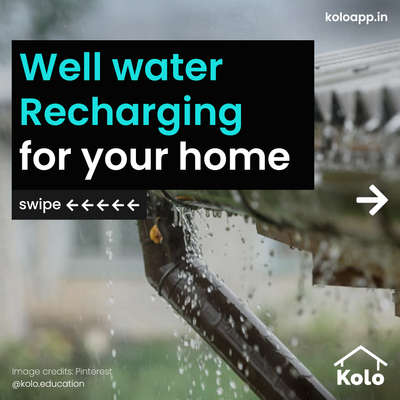 A simple and effective way to conserve water - Well water recharging 
Tap ➡️ to learn more about well water recharging and how it is beneficial. Let’s take a step towards a sustainable planet with our new series. 🙂
Learn tips, tricks and details on Home construction with Kolo Education 👍🏼 
If our content has helped you, do tell us how in the comments ⤵️ Follow us on @koloeducation to learn more!!! 
#education #architecture #construction  #building #exterior #design #home #interior #expert #sustainability #koloeducation #wellwater #wellwaterrecharging #ecofriendly #energysaving