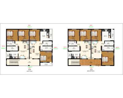 *floor plans*
2d floor plans with rendering and furniture placement