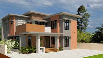 4bhk home @tvm # construction  #designingplans  #architecturel_designing #HouseConstruction