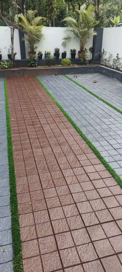 # interlock& artifishal grass