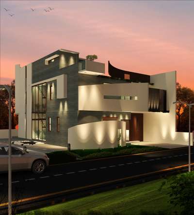 front elevation view  #moderndesign  #modernarchitect