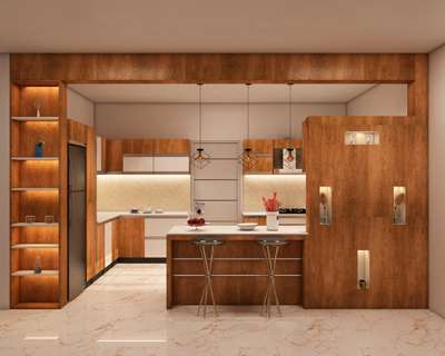 modular kitchen 3d designs