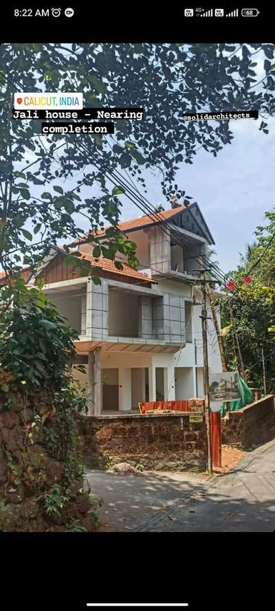 jali house
3500 sq.ft residence at Calicut  #Residentialprojects