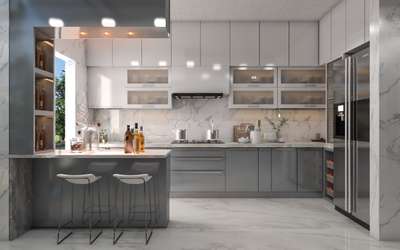 #3d #Designs #art  #render3d #KitchenIdeas #uniquedesigns #inotechkitchen #CelingLights #ModularKitchen #modularwardrobe #color